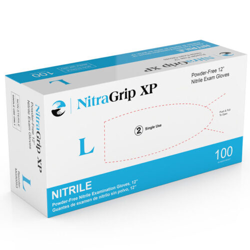 71-MG50052 NitraGrip XP Nitrile Exam Gloves, Medium, 12