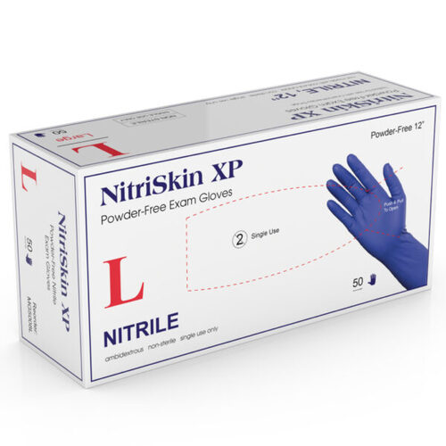 71-MG5008L NitriSkin XP Nitrile Exam Gloves, Large, 10 bx/cs