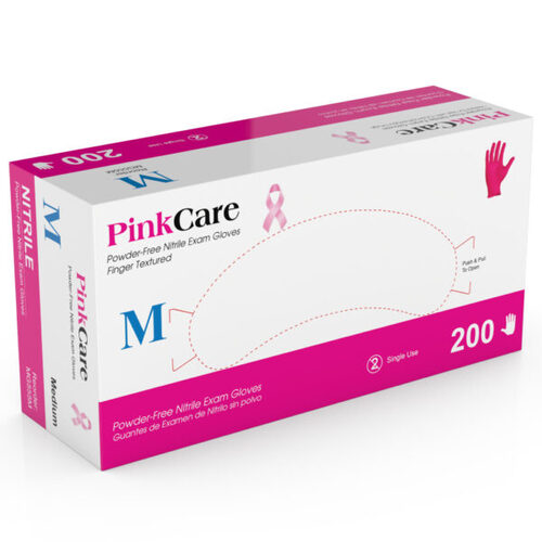 71-MG555S PinkCare Nitrile Exam Gloves, Small, 10 bx/cs