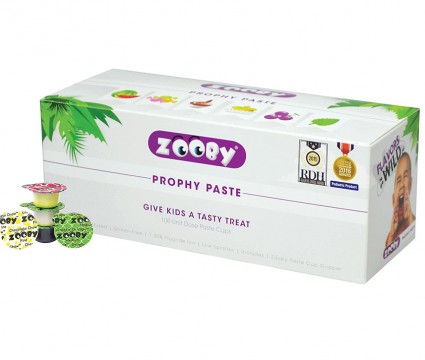 232-604110 Zooby Prophy Paste, Chocolate Chow Medium, 100/bx