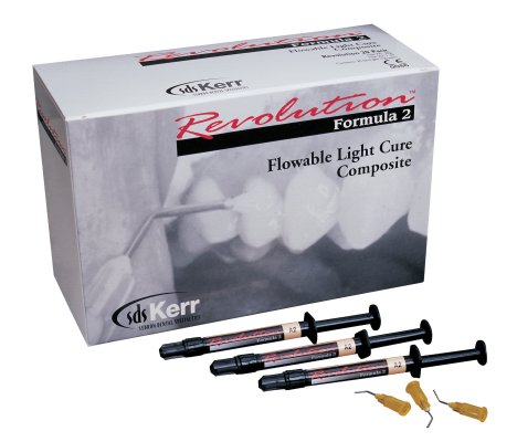 65-29497 Revolution Formula 2 Flowable Light Cure Composite, A4, 4-1g Syringes