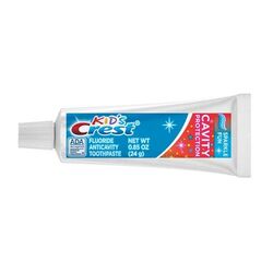 Crest Kid‘s Toothpaste, Sparkle-Fun Flavor, .85oz, 72/cs