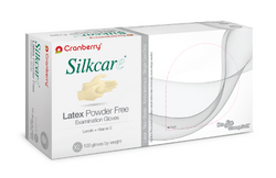 Silkcare Latex Gloves, X-Small, 100/bx
