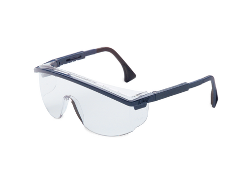 74-355515 Uvex Astro 3000 Eyewear, Blue Frames Clear Lens