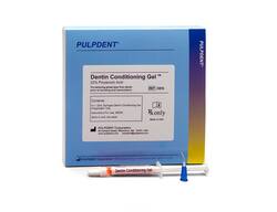 Pulpdent Dentin Conditioning Gel Kit Contains: 4 x 1.2mL Syringes + 8 Pre-Bent Applicator Tips