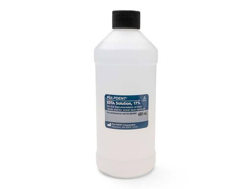 96-EDTA480 Pulpdent EDTA 17% Solution, 480mL Bottle