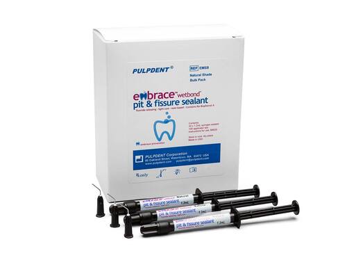 96-EMSB Embrace Pit & Fissure Sealant (36.6% Filled), Bulk Pack Contains: 20 x 1.2mL Syringes, Natural Shade + 100 Applicator Tips