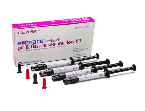 96-EMSWLF Embrace Wetbond Low Fill Sealant Kit, 4 x 1.2mL Syringes Low Fill Sealant, Off-White Shade
