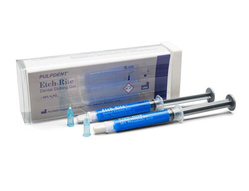 96-ET-TWIN Etch-Rite Etching Gel Twin Pack Contains: 2 x 3mL Syringes + 25 Applicator Tips