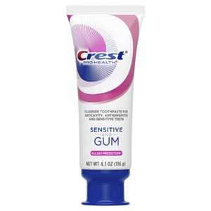 23-80357576 Crest Pro Health Sensitive and Gum Toothpaste, 4.1oz, 24/cs