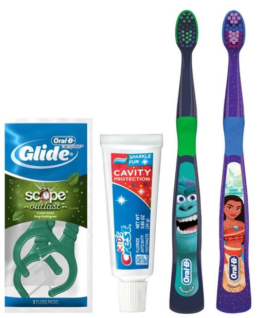 23-80725947 Oral B Kids 3+ Manual Toothbrush Bundle, 72/cs