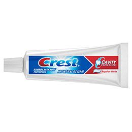 23-80297301 Crest Cavity Protection Toothpaste, Regular, Wintergreen Mint, 0.85oz, 240/cs