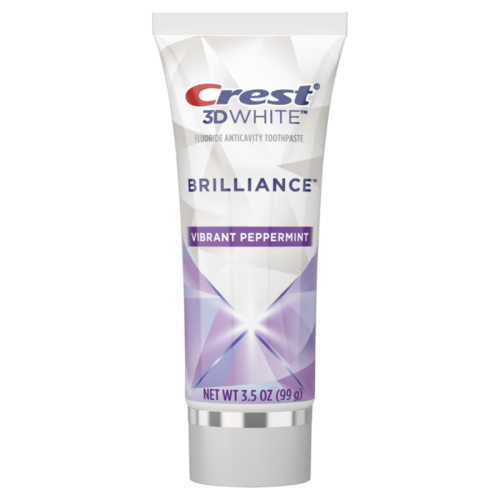 23-80701355 Crest 3D White Brilliance Toothpaste, Vibrant Peppermint, 3.5oz, 24/cs