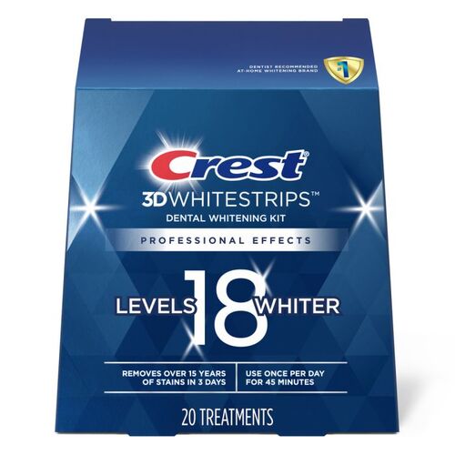 23-80702652 Crest 3D Whitestrips Professional Effects 20 Treatments Kit, 8 Kits/cs