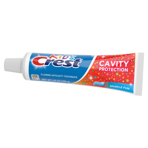 23-80702969 Crest Kids 2+ Cavity Protection Toothpaste, Sparkle Fun, 4.6oz, 24/cs