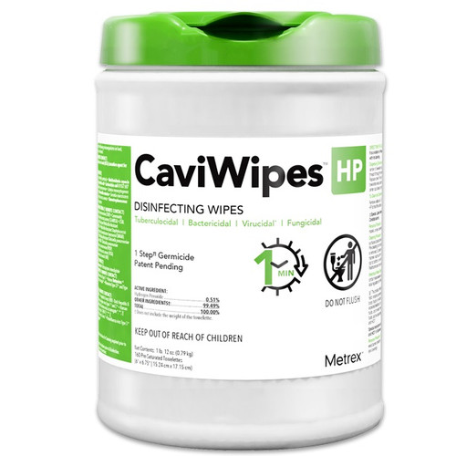 11-161100 CaviWipes HP Disinfectant Wipes, 160 wipes