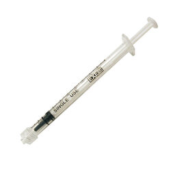 Exel Lure Lock Syringe Only, 1mL, 100/bx