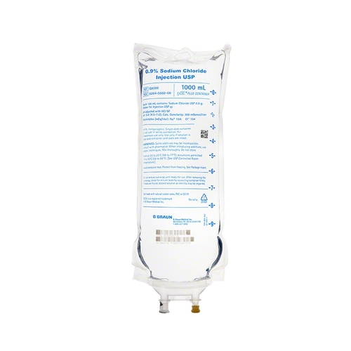 201-Q8000 ExcelPlus Sodium Chloride Injections, 0.9%, 1000 ml bag