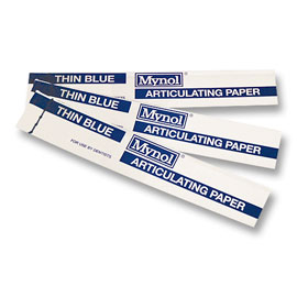 39-11003 Mynol Articulating Papers - Thin Blue .0035