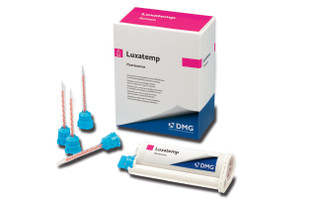 61-110585 Luxatemp Fluorescence A1, 1 - 76 Gm. Cartridge and 15 Automix Tips. Temporary Crown & Bridge Material.