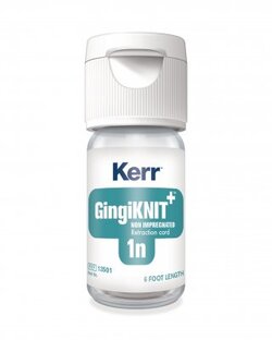 GingiKnit - 1N #1 Medium Knitted Yarn Non-Impregnated Retraction Cord, 72" per Bottle. #13501