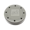 49-31005 8 Hole Round Gray Resin Magnetic Bur Block. Provides Storage for all Types of Rotary Instruments, Autoclavable and Chemiclavable.