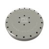 49-31010 24 Hole Round Gray Resin Magnetic Bur Block. Provides Storage for all Types of Rotary Instruments, Autoclavable and Chemiclavable.