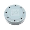 49-31823 8 Hole Round Seafoam, Resin Magnetic Bur Block. Provides Storage for all Types of Rotary Instruments, Autoclavable and Chemiclavable.
