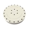 49-31830 24 Hole Round French Vanilla Colored, Resin Magnetic Bur Block. Provides Storage for all Types of Rotary Instruments, Autoclavable and Chemiclavable.
