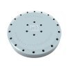 49-31833 24 Hole Round Seafoam, Resin Magnetic Bur Block. Provides Storage for all Types of Rotary Instruments, Autoclavable and Chemiclavable.
