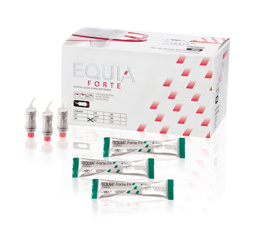 500-452013 Equia Forte Fil A3.5 Refill: 48 Capsules. Self-Adhesive Aesthetic Posterior Restorative. Balances quick and easy handling with excellent esthetics. In