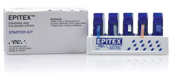 Epitex - Starter Package - Finishing and Polishing System for Restorations and Stain Removal: Work Station with 1 - 10 meter reel of each grit: Coarse