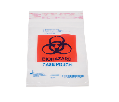74-B4605 Bio-Hazardous lab case shipping pouch, 6