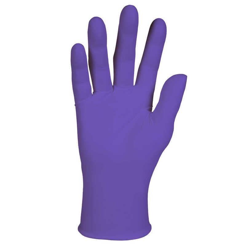 70-55081 Kimberly Clark Purple Nitrile PF Gloves, Small, 100/bx