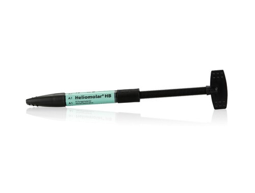 28-559644 Heliomolar HB - 110/A1 Syringe - Packable Reinforced Microfilled Restorative, Light-Cure, 1 - 3 Gm, Syringe. #559644
